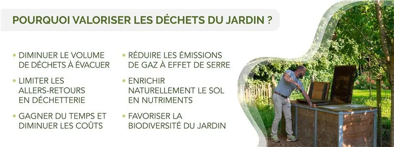 les avantages de valoriser les résidus du jardin