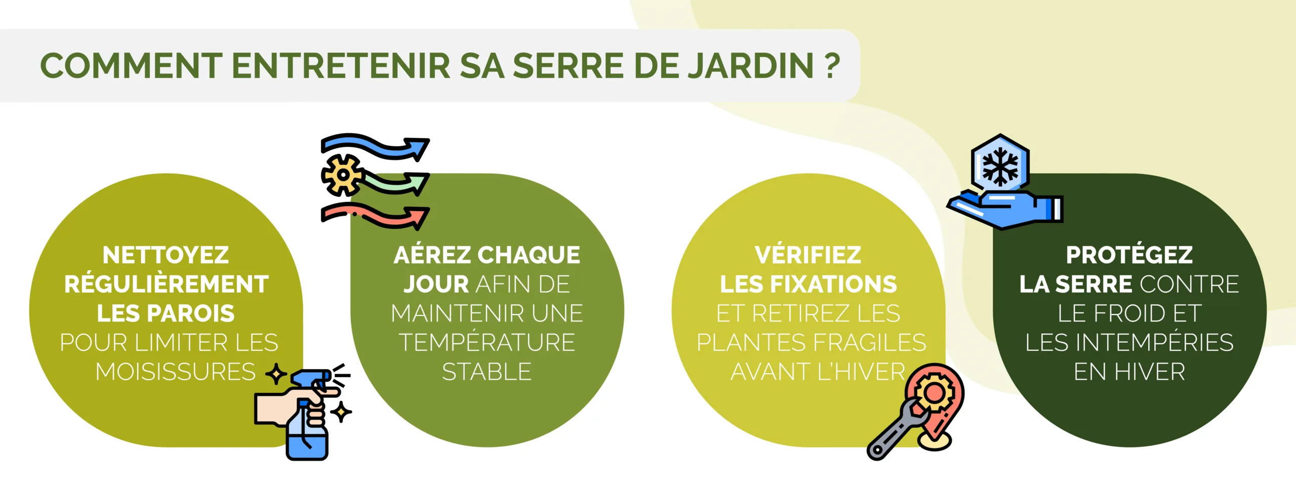 astuces pour entretenir sa serre de jardin