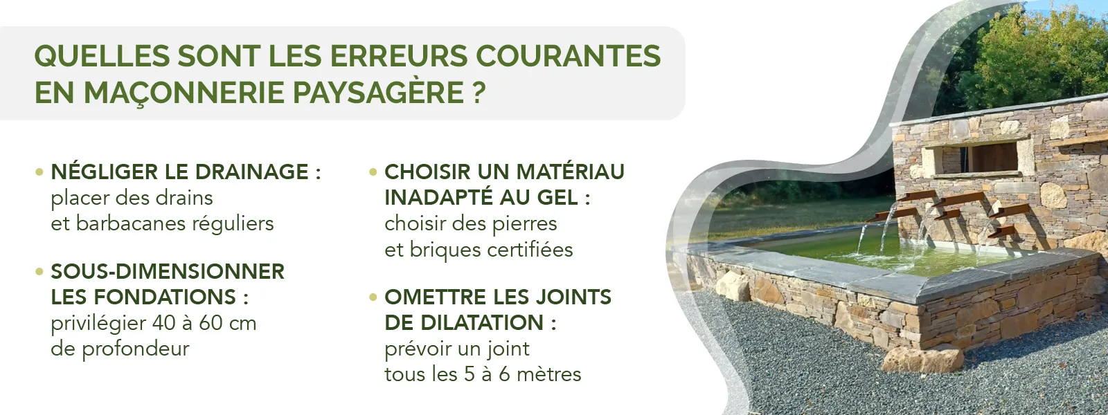 liste des erreurs courantes en travaux de maçonnerie